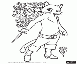 Kitty Softpaws coloring page