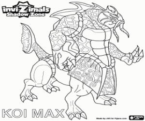 Koi Max, Invizimals Shadow Zone coloring page