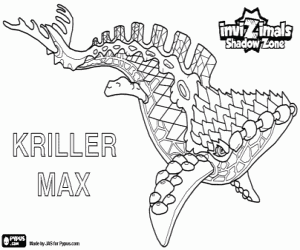 Kriller Max, Invizimals Shadow Zone coloring page