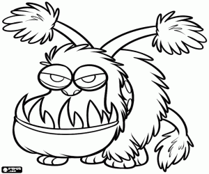 Kyle, the little monster of Gru coloring page