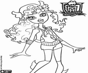 Lagoona Blue, Monster High coloring page