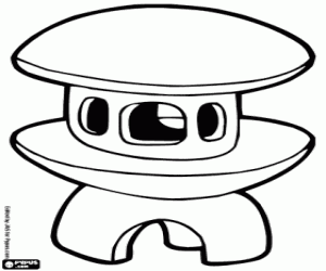 Lantern of japanese garden coloring page