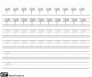 Learn how to write QO coloring page