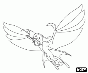 Leonopteryx or toruk from Pandora coloring page