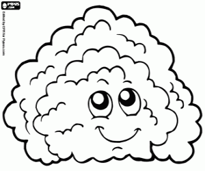 Lettuce for salad coloring page