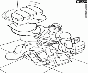 Lex Luthor, Super Friends character coloring page