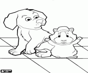 Linny the Guinea Pig, WonderPets  coloring page