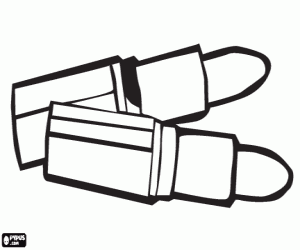 Lipstick coloring page