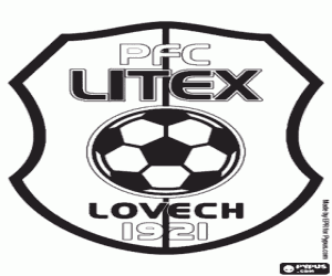 Litex Lovech shield coloring page