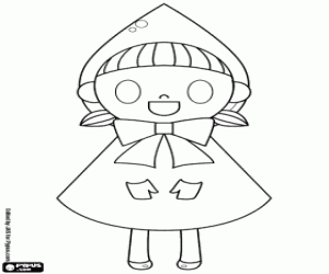 Little Red Riding Hood coloring page