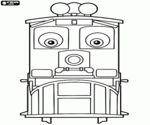 The locomotive Dunbar, Chuggington coloring page
