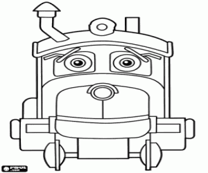 Locomotive Hodge from Chuggington coloring page