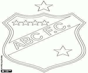 Logo of ABC FC coloring page