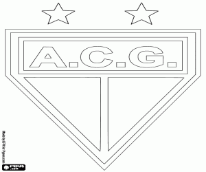 Logo of AC Goianiense coloring page