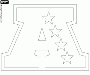 Logo of AFC coloring page