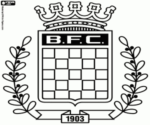 Logo of Boavista FC coloring page