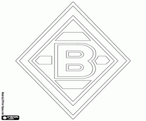 Logo of Borussia Mönchengladbach coloring page