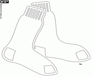 Logo of Boston Red Sox coloring page