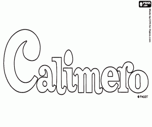 Logo of Calimero coloring page