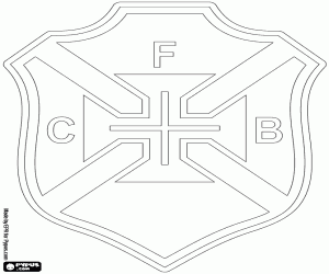 Logo of CF Belenenses coloring page