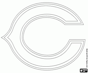Logo of Chicago Bears coloring page