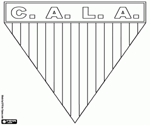 Logo of Club Atlético Los Andes coloring page