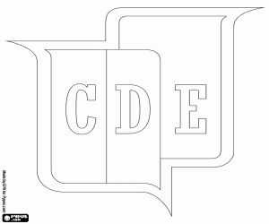 Logo of Club Deportivo Español coloring page
