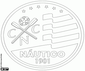 Logo of Clube Náutico Capibaribe coloring page