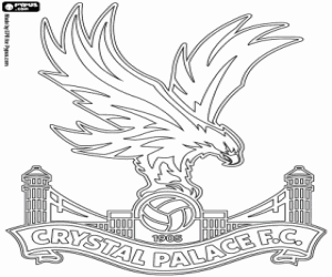 Logo of Crystal Palace F.C. coloring page