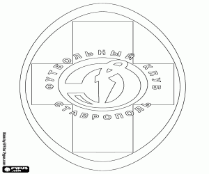 Logo of FC Dynamo Stavropol coloring page