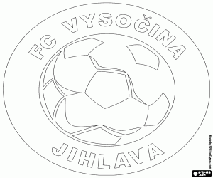 Logo of FC Vysočina Jihlava coloring page