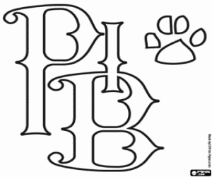 Logo of the film Puss in Boots coloring page