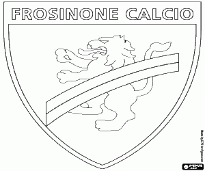 Logo of Frosinone Calcio coloring page