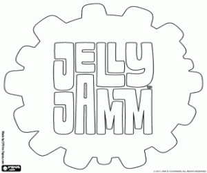 Logo of Jelly Jamm coloring page