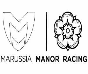 Logo Manor Marussia F1 Team coloring page
