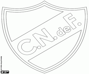 Logo of Nacional de Montevideo coloring page