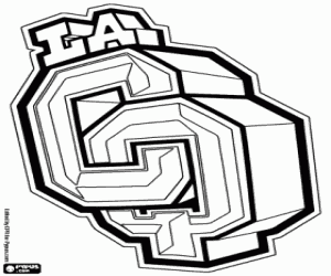 Logo of La CQ coloring page