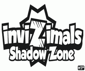 Logo of Shadow Zone Invizimals coloring page