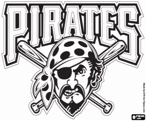 Logo of Pittsburgh Pirates coloring page