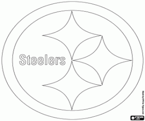 Logo of Pittsburgh Steelers coloring page
