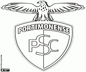 Logo of Portimonense SC coloring page