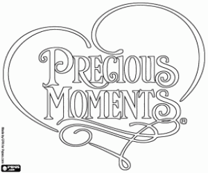 Logo of Precious Moments coloring page