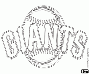 Logo of San Francisco Giants coloring page