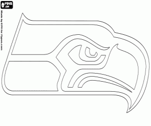 Logo of Seattle Seahawks coloring page