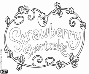Logo of Strawberry Shortcake coloring page