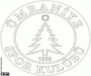Logo of Umraniyespor coloring page