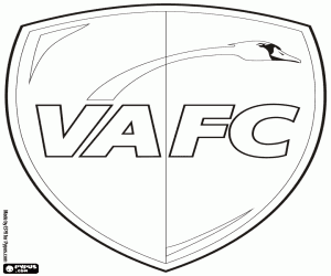 Logo of Valenciennes FC coloring page