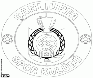 Logo of Şanlıurfa SK coloring page