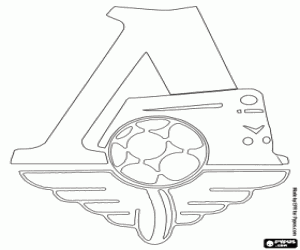 Lokomotiv Moscow badge coloring page