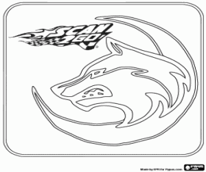 The Lone Wolf, Scan2Go coloring page